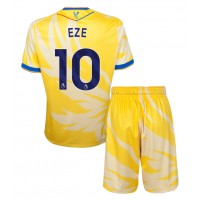 Camiseta Crystal Palace Eberechi Eze #10 Segunda Equipación Replica 2024-25 para niños mangas cortas (+ Pantalones cortos)